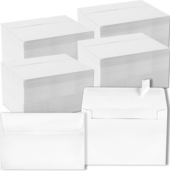 1000PCS A7 Envelopes 5.25×7.25″, Self-Adhesive for 5×7 Cards Mailing Bulk