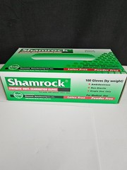 All Sizes Shamrock Synthetic Vinyl Examination Gloves Powder Free – 100 CT