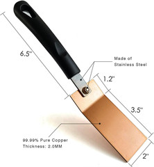 Flat Copper Spoon Welder Backer Tools Welders Helper MIG Spot Welding Equipment