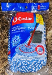 O-Cedar MicroTwist Max Microfiber Twist Mop Refill Lasts 3 Months Machine Wash