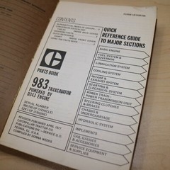 CAT Caterpillar 983 track crawler loader Parts Manual Book D343 list 38K series