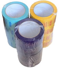 eBay Brand Tape LOT 12 Rolls 75 Yards 2×75 2” Wide 75YDS Blue Yellow Purple NEW