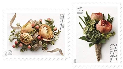 United States Postal Service Usps Forever Stamp Celebration Corsage And