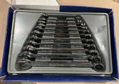 NOS. Blue Point 11Pc (3/8”-1”) Combination 12 Point Wrench Set BLPCWS711B