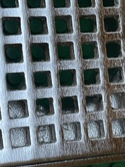 Smith Square Nickel Bronze Grate Floor Drain Shown In Pictures