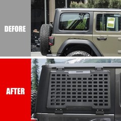 Rear Window Molle Panel Modular Storage Panel System Rear Window Protective