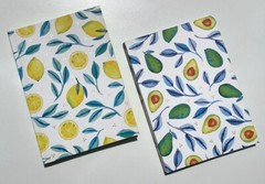 Green Inspired 2-Pack Notebook Journal Chlorine Free Soy Ink 8.5″ x 6″ Fruits