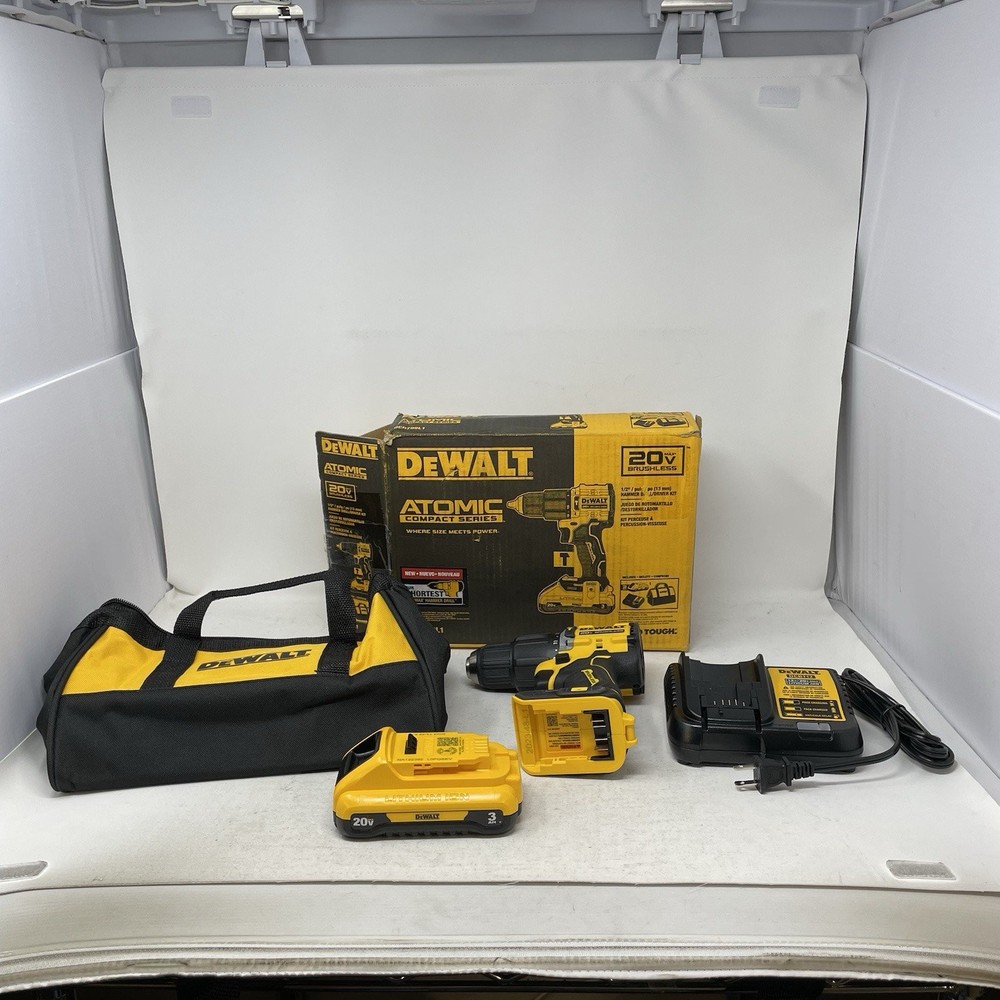 DeWalt DCD799L1 20V Atomic Compact Series Li-Ion 1/2″ Cordless Hammer Drill Kit