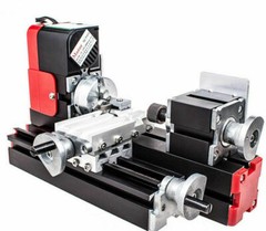 24W Multifunctional Miniature Lathe DIY Woodworking Metal Lathe 20000 Rev/min