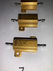 Dale RH-25 25 Watt 50 ohm 5% Power Resistors Brand New Pack Of (3)
