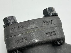 Warren Check Valve 854-8-T 2″ CL800 A105N 316SS F6A HF Seat 1975 PSI