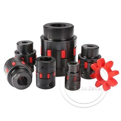Shaft Coupling Flexible Steel Plum Spider Jaw Coupler Stepper Motor Connector