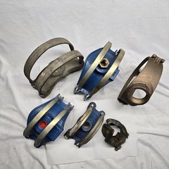 Service Saddle Lot Of 6 8×2 8×4 2×1 9×9 7×6 Brass Rockwell Mueller Ford Skinner