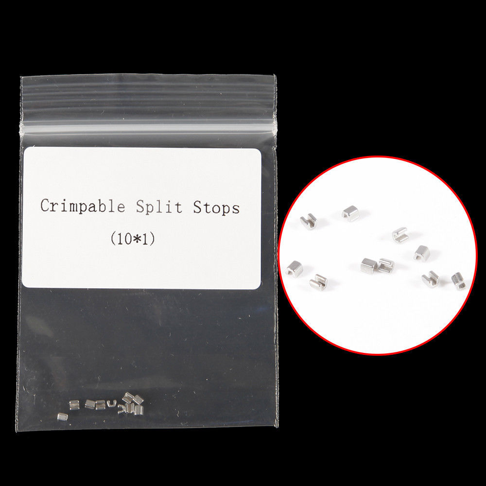 10 Packs 100 Pcs Dental Orthodontic Crimpable Hook Stops Stop Type Unverisal