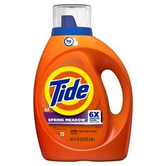 Tide Laundry Detergent Liquid with 6X Cleaning 80 fl oz, 64 Loads