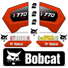 Decal Kit fits Bobcat T770 Track Skid Steer R Series + Safety Stickers FREE SHIP