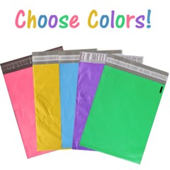 14.5×19, 12×15.5, 10×13, 6 Color Poly Mailers Self Sealing Shipping Bag Envelope