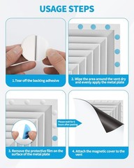 Adhesive Metal Plates 50 Pack for Magnets, Round Thin Steel Sheets