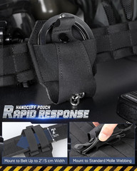 Handcuff Case Quick Release to Handcuffs, Molle Handcuff Pouch Fit