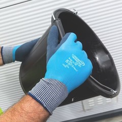 Waterproof Work Gloves Latex Coated Safety Grip For Builders Garden Unisex