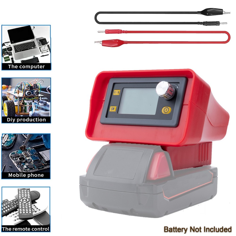 For Milwaukee 18V Li-ion Battery Portable Outdoor Adjustable DC Power Supply