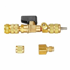HVAC Tool AC Schrader Valve Core Remover Dual Size 1/4 & 5/16 Port Installer NEW
