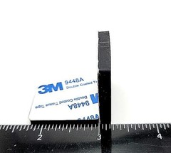 1 1/4″ Square Stick on Rubber Feet Bumpers 3/16″ Thick 3M Adhesive Backed Pads