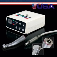 Contra Angle 1:5 Fiber Optic / Dental Electric Motor LED Handpiece High Speed