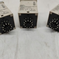 3X Omron H3CA-A Digital Timer Relay 11 pin With Relay Socket 27E892