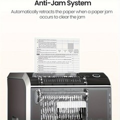 LOCKSWORTH 200-sheets Heavy Duty Micro-Cut Paper Shredder 8.5 Gallon Capacity