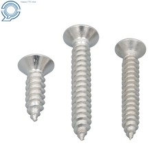 Phillips Flat Head Sheet Metal Screws, 550Piece 304 Stainless Steel Assortment