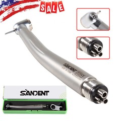 SANDENT NEW Dental High Speed Turbine Handpiece Push 4Hole Cartridge Rotor