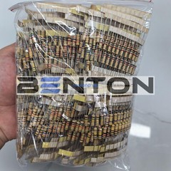1W! 5% 1000Pcs 100 Values 1Ω – 1MΩ Assorted Carbon Film Resistors Assortment Kit
