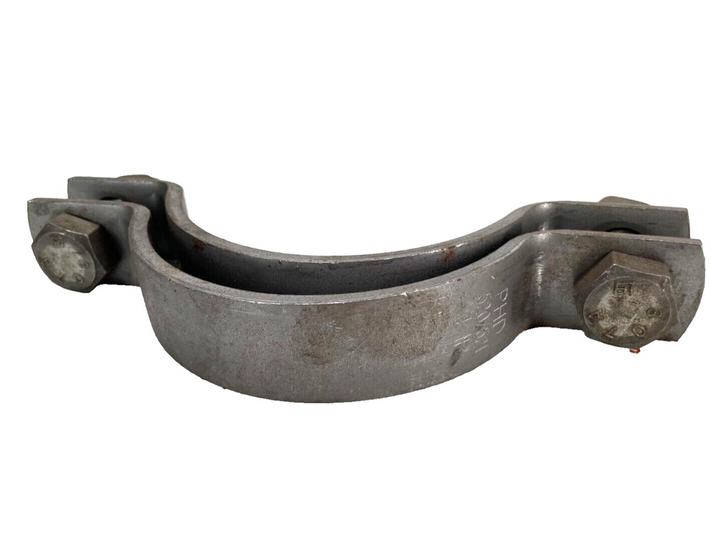 PHD 520 Standard Pipe Clamp 4″ IPS (4.50) 2-Bolt, Plain Steel, 5/8″ Bolts