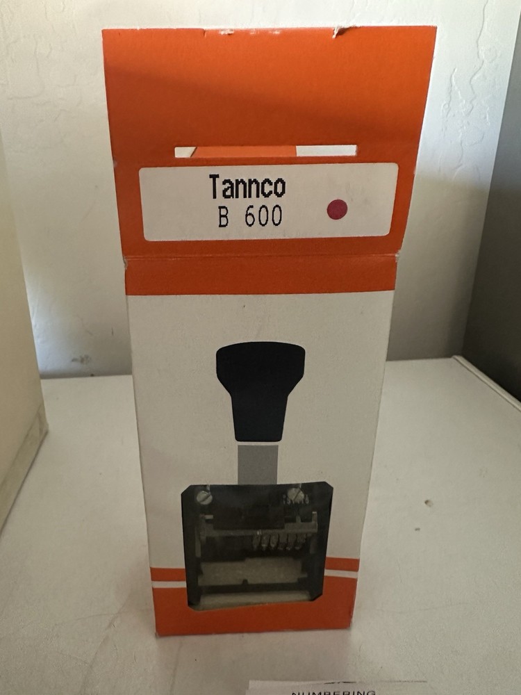 Vintage Reiner/Tannco B600 Numbering Machine Made in Germany
