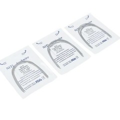 Dental Orthodontic Arch Wire Super Elastic NITI Round Rectangular Natural Form