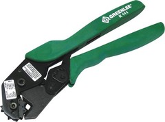 Compact Greenlee K111 1.4 lbs Crimping Tool with Textured Grip for Precision