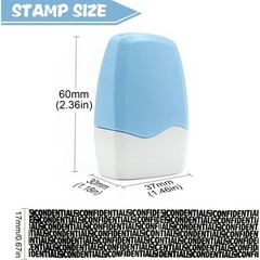 Pack 1 Identity Theft Protection Roller Stamp Guard ID Privacy Confidential Data