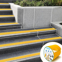 4 Inch X 30FT Anti Slip Safety Grip Tape Waterproof Traction Roll Light Yellow