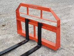 42″ 2,200 Pound Pallet Forks Attachment Fits Kubota Kioti Tractor Quick Attach