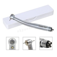 Dental LED Fiber Optic High Speed Handpiece E-generator 4 Hole 3-Spray UDM4 USA
