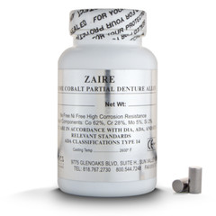 ZAIRE, Chrome Cobalt Base Partial Denture Alloy, 1 KG. pack, High Quality, US