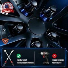 16Pack M12x1.5 Lug Nuts, Black Lug Nuts for Honda Pioneer, fit for Polaris RZR,