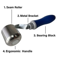 2″ Steel Roller with TPE Handle for Eternabond Tape RV Roof Repair | Sealant …