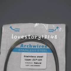 1 Pack Stainless Steel Dental Rectangular Ortho Arch Wires Square/Ovoid/Natural