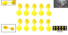 10-Pack Yellow Fuel Can Vent Caps with Retaining Lip – USA Quality