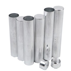 100pcs Dental Lab Aluminum Tube Empty Cartridges For Flexible Acrylic 22mm