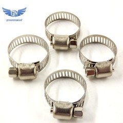 100 Pack 1/2″-3/4″ Stainless Steel Drive Hose Clamps Fuel Line Clip