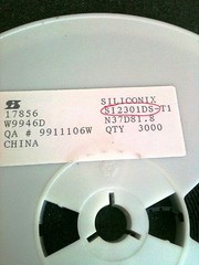 10x SI2301DS-T1 SILICONIX MOSFET Transistor P-Channel TO-236 MOSFET 20V 2.3A