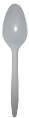 RJ Schinner Co Teaspoon Empress Medium Weight White Plastic